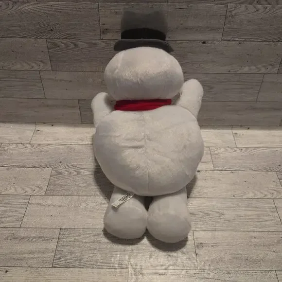 Frosty The Snowman Plush Toy 14 inches Magic Hat Red Scarf Christmas 2016 Mint - Picture 2 of 11